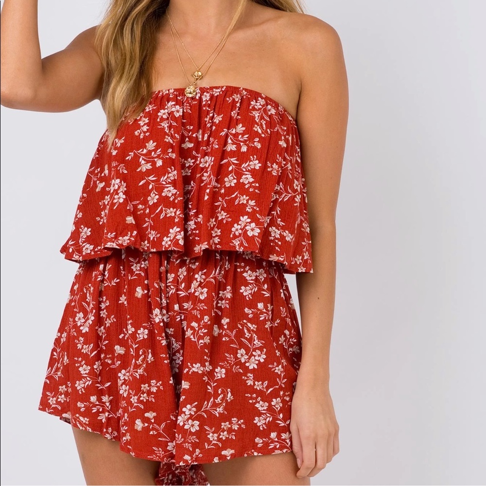 Princess Polly Babylon Strapless Romper